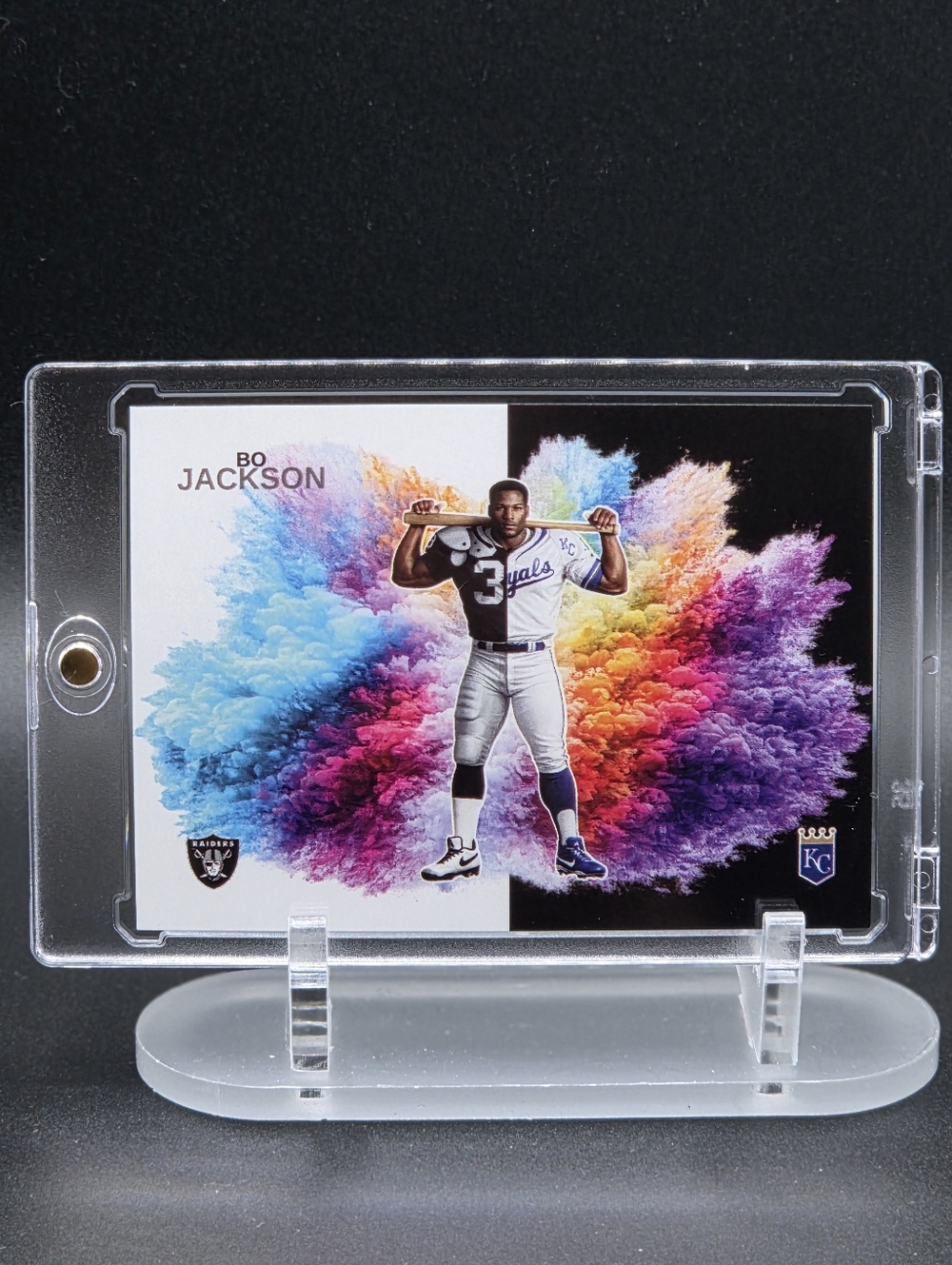 Bo Jackson Custom Blast Card – Kansas City Royals / Raiders